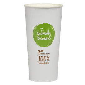 Pappbecher Bioware® Ø9,0cm 680ml (1.000 Stück)