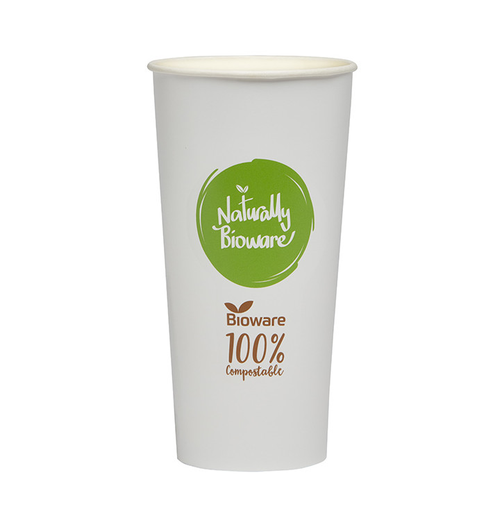 Pappbecher Bioware® Ø9,0cm 680ml (1.000 Stück) Pappbecher Bioware® Ø9,0cm 680ml (1.000 Stück)