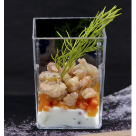 Fingerfood Becher kubisch PS 3,8x3,5x5,2cm 50ml (20 Stück)