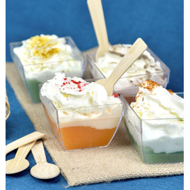 Fingerfood Schale quadrat PS 5,5x3,3x4cm 75ml (200 Stück)