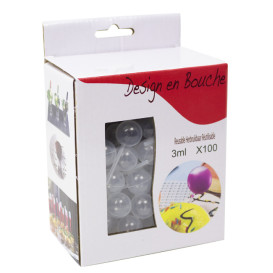 Kunststoff-Pipette Ball für Fingerfood 3ml 5,5cm (2.000 Stück)