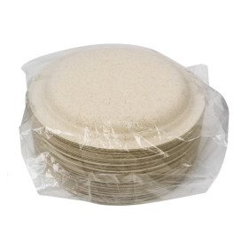 Teller Weizenkleie Bio Ø18cm (50 Stück)