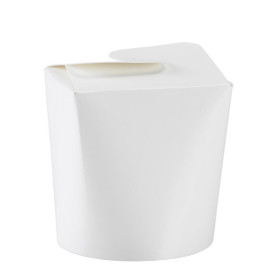 Döner Box aus Papier weiß 529ml (500 Stück)