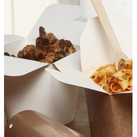 Döner Box aus Papier kraft 800ml (50 Stück)