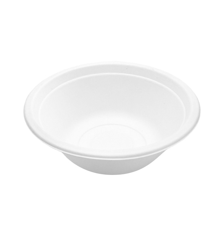 Zuckerrohrschale weiß 350ml Ø13,5cm (25 Stück) Zuckerrohrschale weiß 350ml Ø13,5cm (25 Stück)