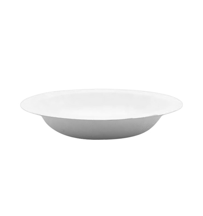 Zuckerrohrschale weiß 120ml Ø11,5cm (50 Stück) Zuckerrohrschale weiß 120ml Ø11,5cm (50 Stück)