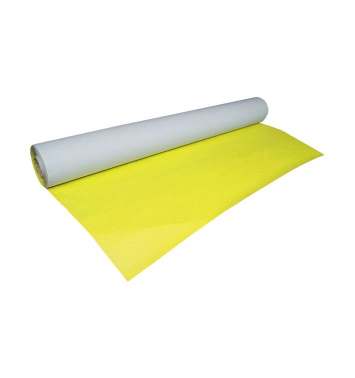 Papiertischdecke Rolle gelb 1x100m 40g (1 Stück)