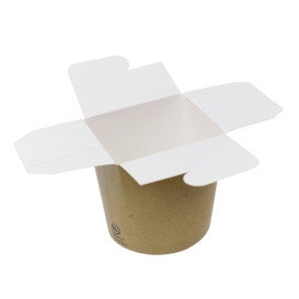 Döner Box aus Papier kraft 529ml (500 Stück)