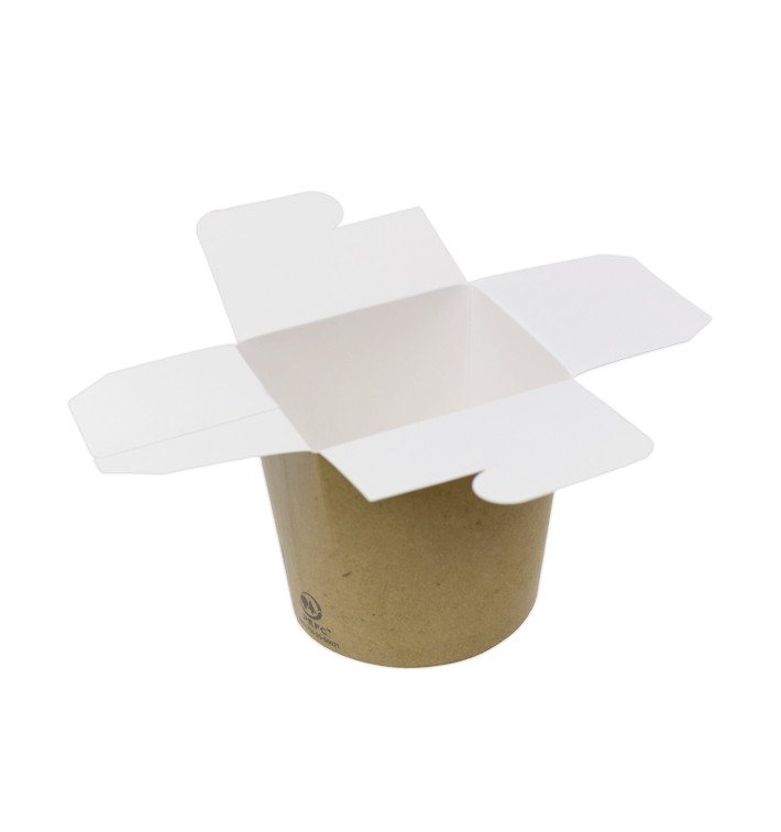 Döner Box aus Papier kraft 529ml (500 Stück) Döner Box aus Papier kraft 529ml (500 Stück)