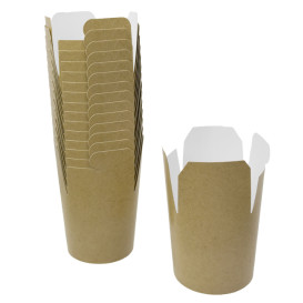 Döner Box aus Papier kraft 529ml (500 Stück)