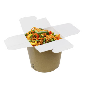 Döner Box aus Papier kraft 529ml (500 Stück)