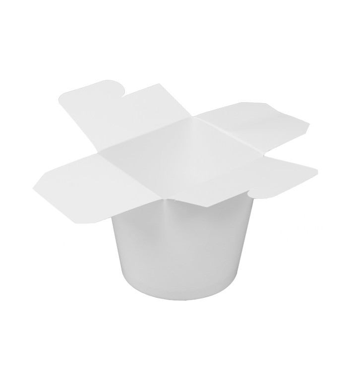 Döner Box aus Papier weiß 529ml (50 Stück) Döner Box aus Papier weiß 529ml (50 Stück)