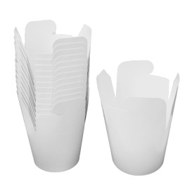Döner Box aus Papier weiß 800ml (50 Stück)