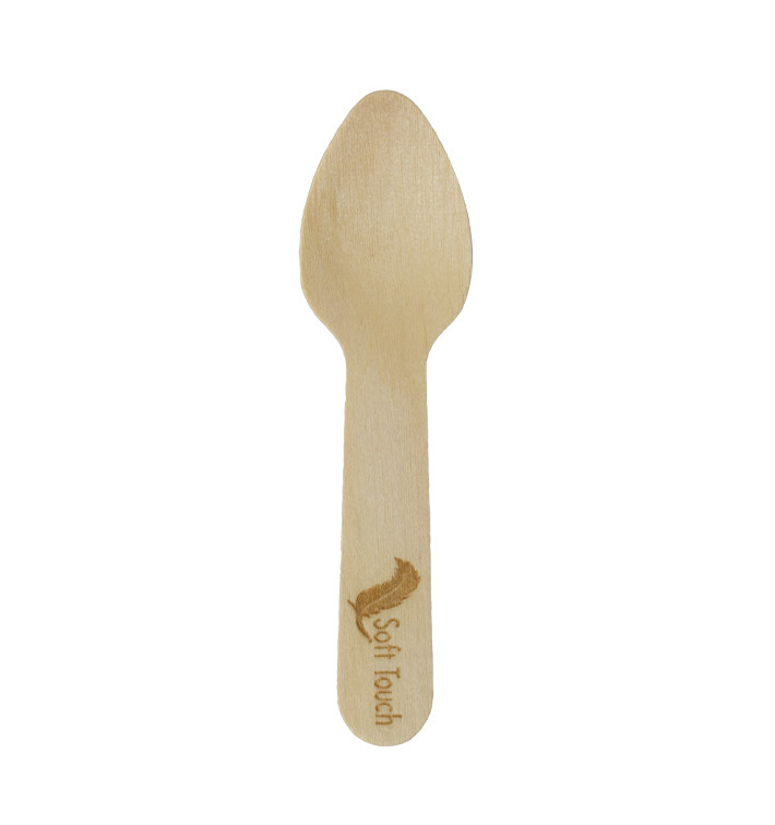 Mini Holzlöffel “Soft” 7,5cm (100 Stück) Mini Holzlöffel “Soft” 7,5cm (100 Stück)