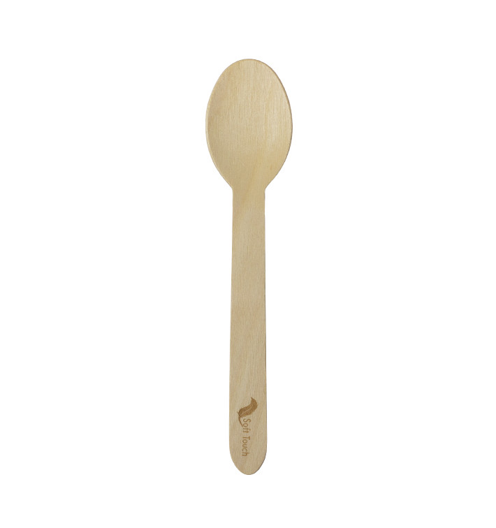 Holzlöffel “Soft” 16cm (100 Stück) Holzlöffel “Soft” 16cm (100 Stück)