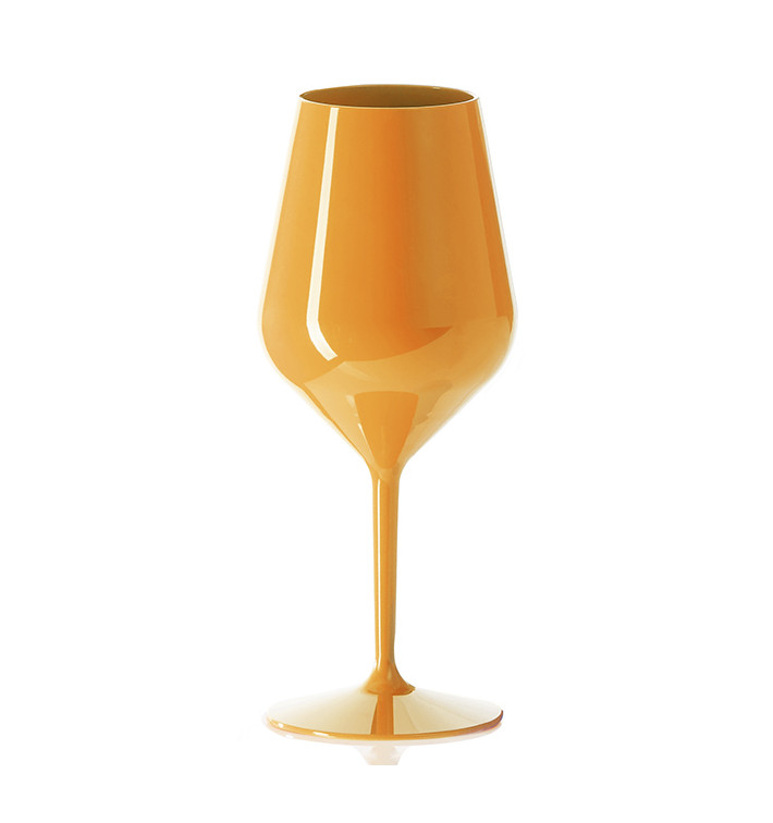 Weingläser Wiederverwendbar Durable Tritan Orange 470ml (1 Stück) Weingläser Wiederverwendbar Durable Tritan Orange 470ml (1 Stück)