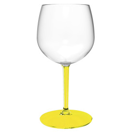 Kelchglas Balloon Mehrweg Durable aus TT Fuß Gelb 580ml (6 Stück)