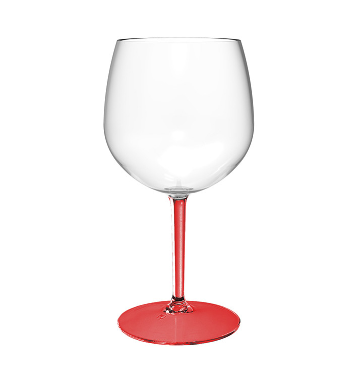 Kelchglas Balloon Mehrweg Durable aus TT Fuß Rot 580ml (6 Stück) Kelchglas Balloon Mehrweg Durable aus TT Fuß Rot 580ml (6 Stück)