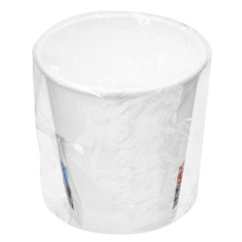Karton Kaffeebecher 9 Oz/280ml Weiß Ø8,1cm (50 Stück)