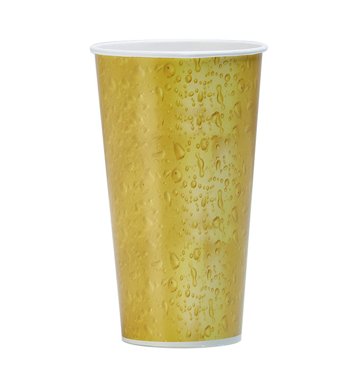 Bierbecher aus Papier 1.025ml Ø10,8cm (50 Stück) Bierbecher aus Papier 1.025ml Ø10,8cm (50 Stück)