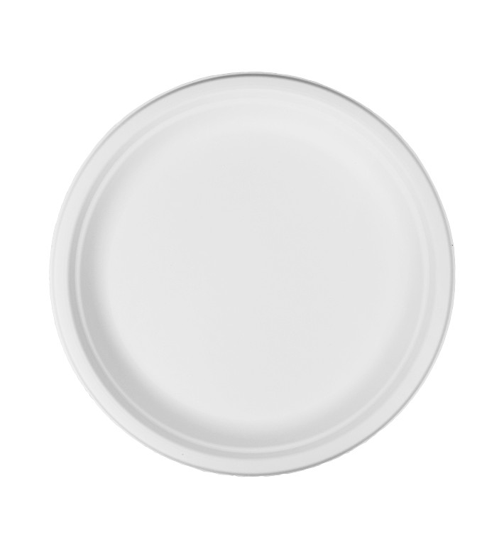 Teller Zuckerrohr Weiß Ø26cm (50 Stück) Teller Zuckerrohr Weiß Ø26cm (50 Stück)