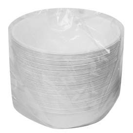 Schüssel Zuckerrohr Bagasse Weiß 1360ml (50 Stück)