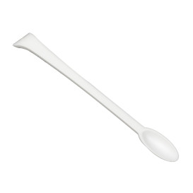 Rührstäbchen Wiederverwendbar aus CPLA Weiß 13cm (100 Stück)
