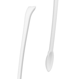 Rührstäbchen Wiederverwendbar aus CPLA Weiß 13cm (100 Stück)