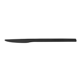 Bio-Messer aus CPLA Schwarz 17cm (25 Stück)