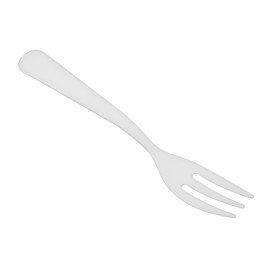 Bio-Gabel Wiederverwendbar aus CPLA Weiß 10cm (100 Stück)