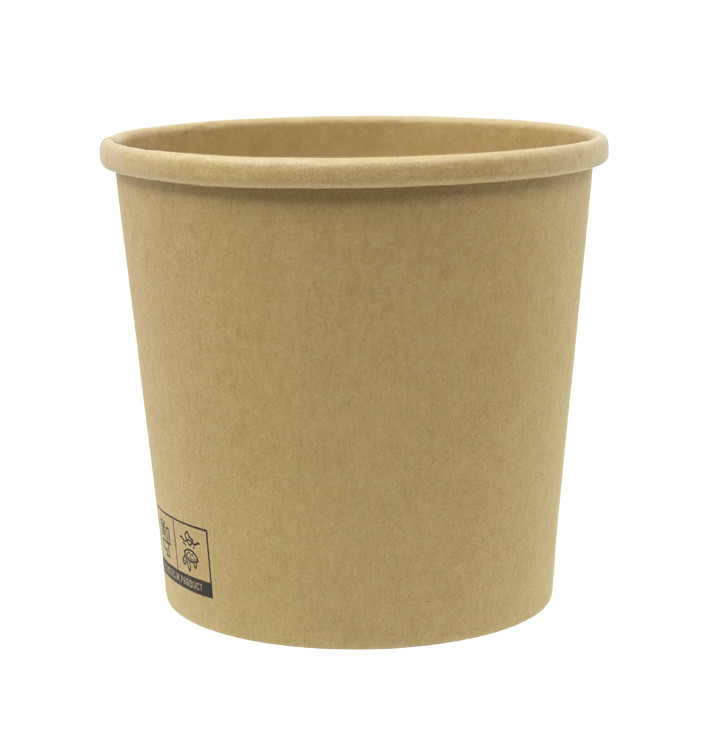 Kraft Pappbecher 750ml Ø11,6cm (25 Stück)