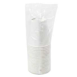 Pappbecher Weiß 8Oz/290ml Ø9,0cm (20 Stück)