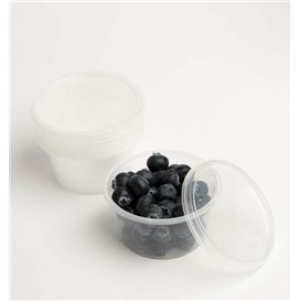 Dressingbecher mit Deckel Transparent aus PP 4Oz/120ml (100 Stück)