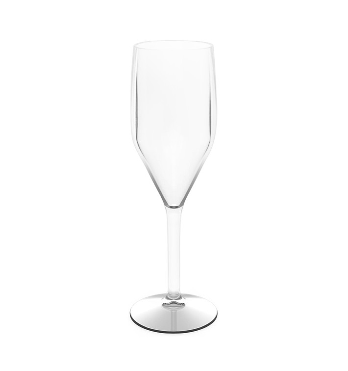 Sektflöte Spritzguss Wiederverwendbar Transparent SAN 150ml (1 Stück) Sektflöte Spritzguss Wiederverwendbar Transparent SAN 150ml (1 Stück)