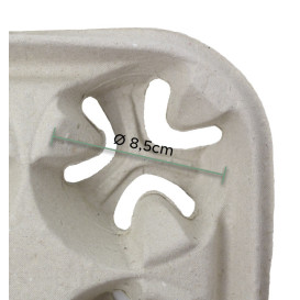 Becherhalter für 4 Becher grau (20 Stück)