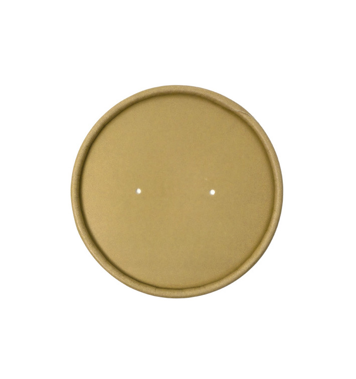 Kraftkarton-Deckel für Ø9,0cm Kraft Pappbecher (500 Stück) Kraftkarton-Deckel für Ø9,0cm Kraft Pappbecher (500 Stück)