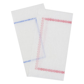 Papierservietten mit Zickzackfalz 14x14 blau (25.000 Stück)