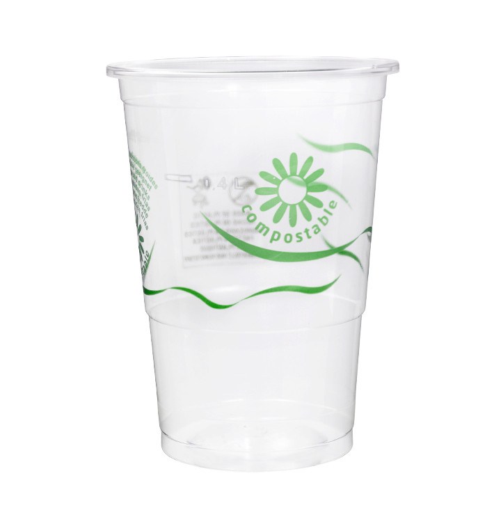 Bio-Becher aus PLA Transparent 250ml Ø7,3cm (500 Stück) Bio-Becher aus PLA Transparent 250ml Ø7,3cm (500 Stück)