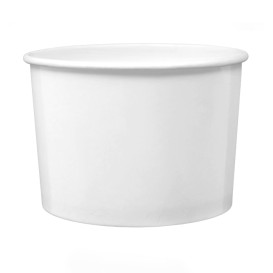 Pappbecher Weiß 488ml (250 Stück)