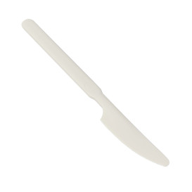 Wiederverwendbares Durable Messer aus PP Creme 18,9cm (50 Stück)