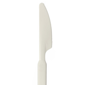 Wiederverwendbares Durable Messer aus PP Creme 18,9cm (20 Stück)