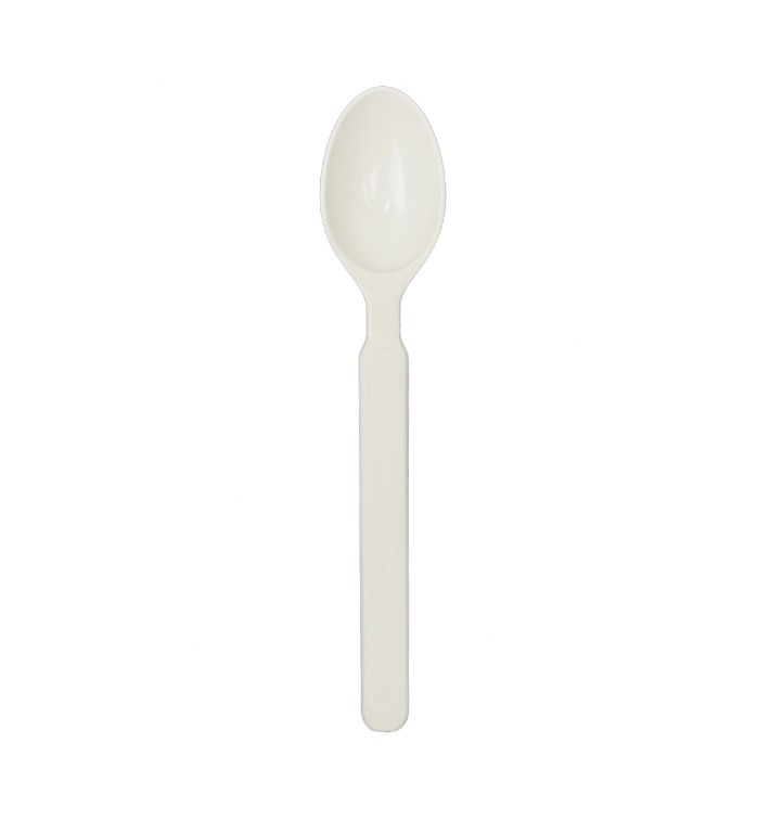 Wiederverwendbarer Durable Löffel aus PP Creme 16,9cm (50 Stück) Wiederverwendbarer Durable Löffel aus PP Creme 16,9cm (50 Stück)