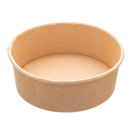 Salatschüssel aus Kraftkarton 1.300ml Ø18,5cm (50 Stück)
