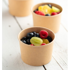 Dessertbecher aus Kraftkarton 250ml Ø9,0cm (500 Stück)