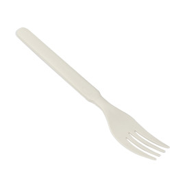 Wiederverwendbare Durable Gabel aus PP Creme 17,9cm (50 Stück)