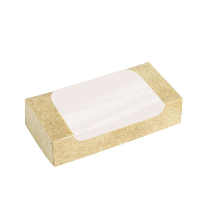 Rechteckige Verpackungen für Bäckereien PackiPack Vision Kraft 32x14x5cm (X Stück) Rechteckige Verpackungen für Bäckereien PackiPack Vision Kraft 32x14x5cm (X Stück)