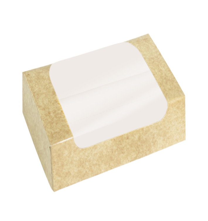 Rechteckige Verpackungen für Bäckereien PackiPack Vision Kraft 18x10x8cm (X Stück) Rechteckige Verpackungen für Bäckereien PackiPack Vision Kraft 18x10x8cm (X Stück)