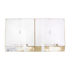 Quadratische Verpackungen für Bäckereien PackiPack Vision Kraft 28x28x5cm (50 Stück)