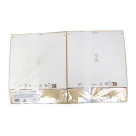 Quadratische Verpackungen für Bäckereien PackiPack Vision Kraft 23x23x5,8cm (50 Stück)