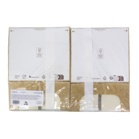 Quadratische Verpackungen für Bäckereien PackiPack Vision Kraft 19x19x9cm (50 Stück)